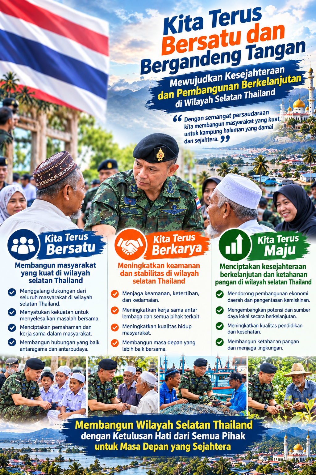 Saling Memahami, Percaya, dan Partisipasi Masyarakat Menuju Perdamaian Abadi di Thailand Selatan